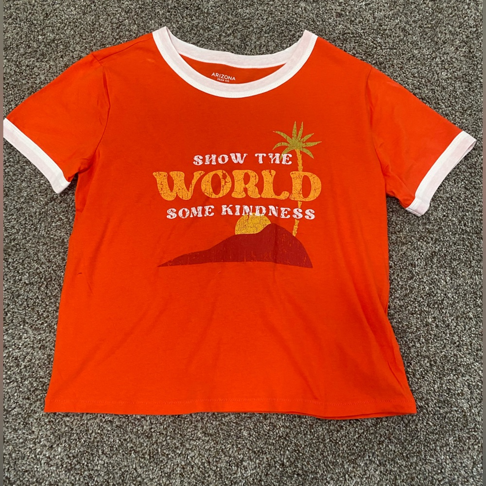Medium Arizona Jean Co. Bright Orange Graphic Tee